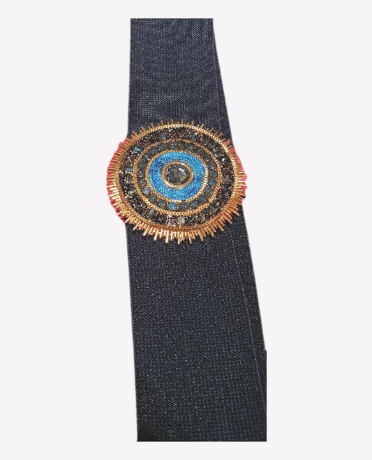 Belts with Bejewelled Circle