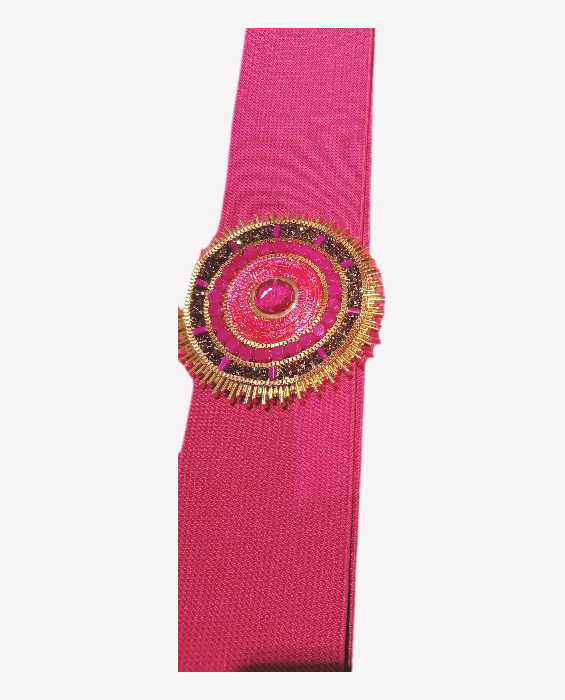 Belts with Bejewelled Circle